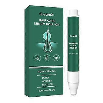 Sérum Capilar Roll-On, Sérum Nutritivo para o Couro Cabeludo Não Oleoso, Óleo de Tratamento Capilar Portátil para Cuidados Diários, 20ml