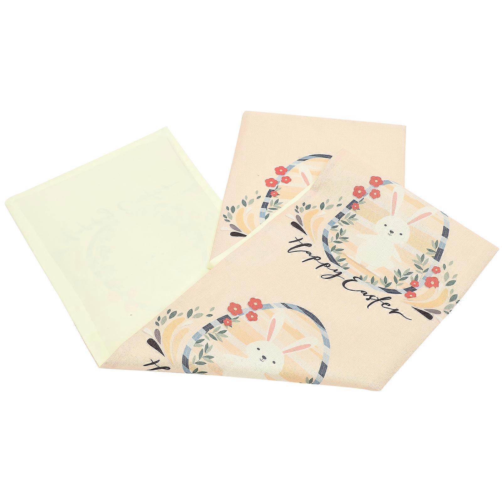 Decorative Easter Table Cover Easter Party Table Runner for Dining