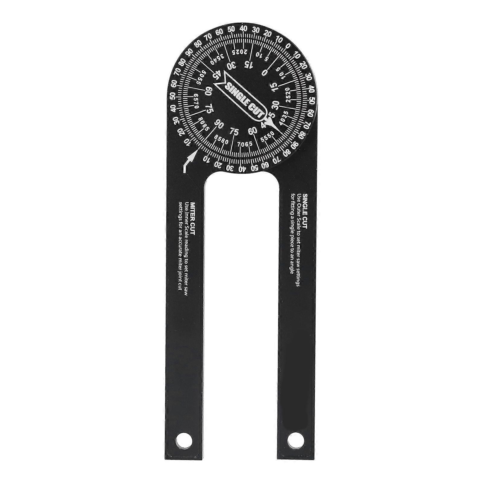 Miter Saw Protractor HighPrecision 360 Degree Rotatable Angle Finder Woodworking Measuring Tools