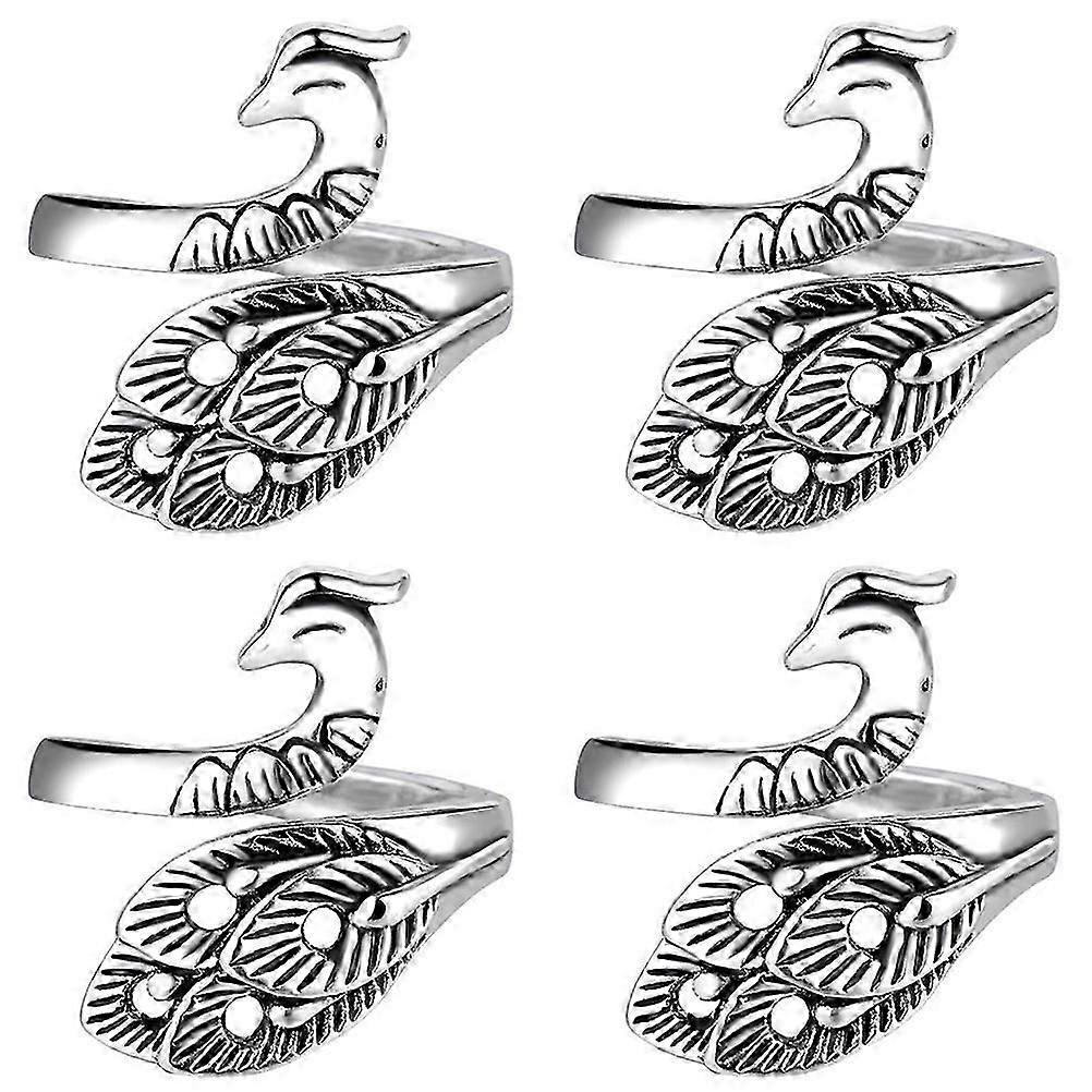 Sewing Braided Thimble Ring Shape Yarn Tool DIY Craft Tool 4Pcs