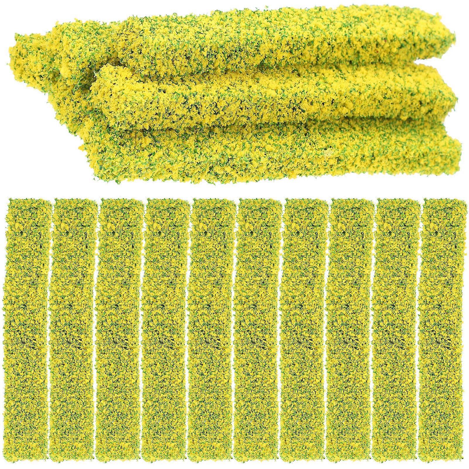 Mini Flower Shrub Sponge Simulation Flower Cluster for Doll Use 20Pcs