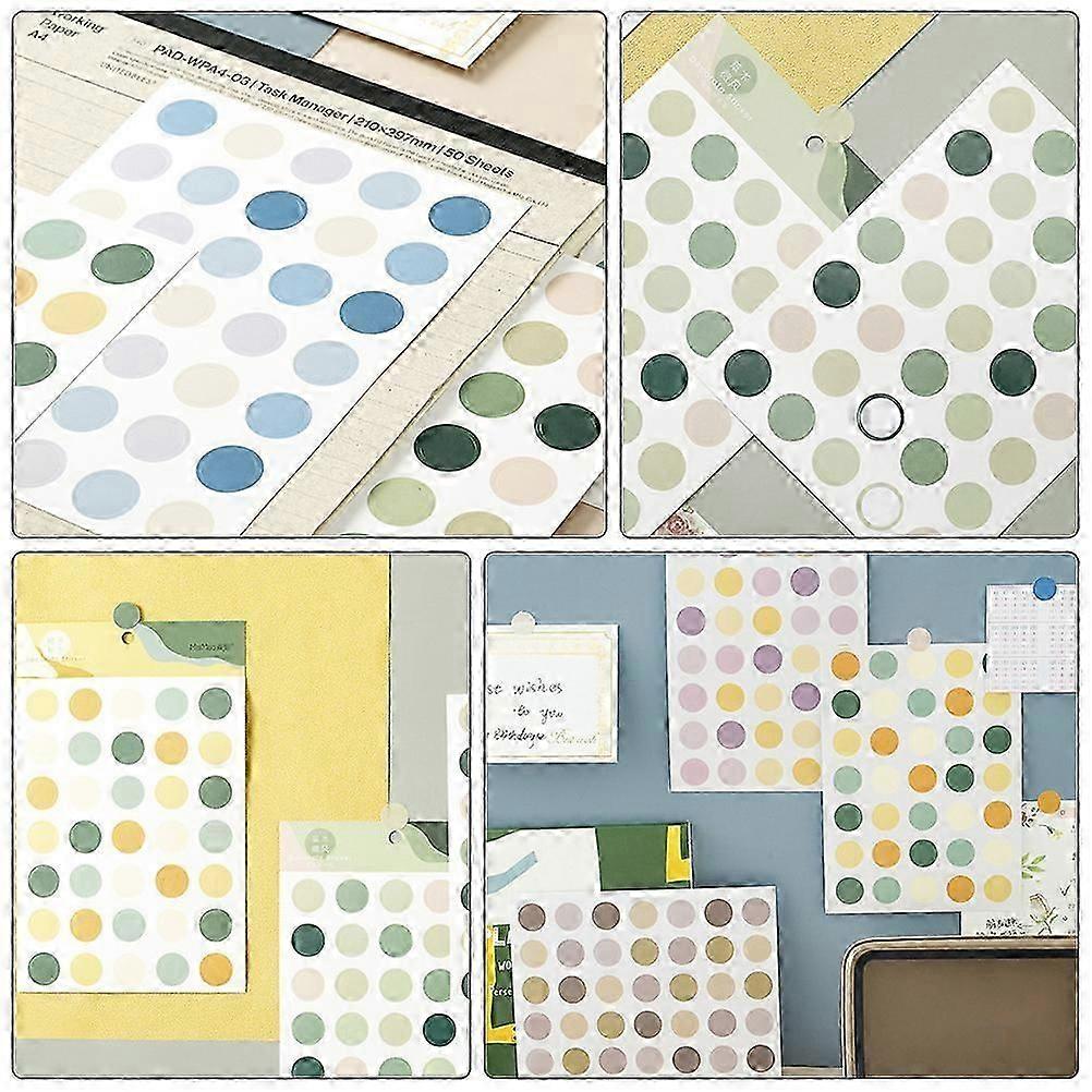 Round Dot Stickers Coding Labels for Decor 20 Sheets