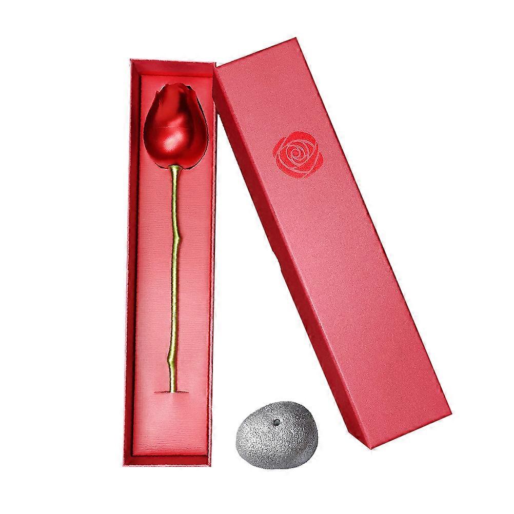 Rose Shape Jewelry Box for Proposal Storage 1Pcs Simulate Rose Ring Case