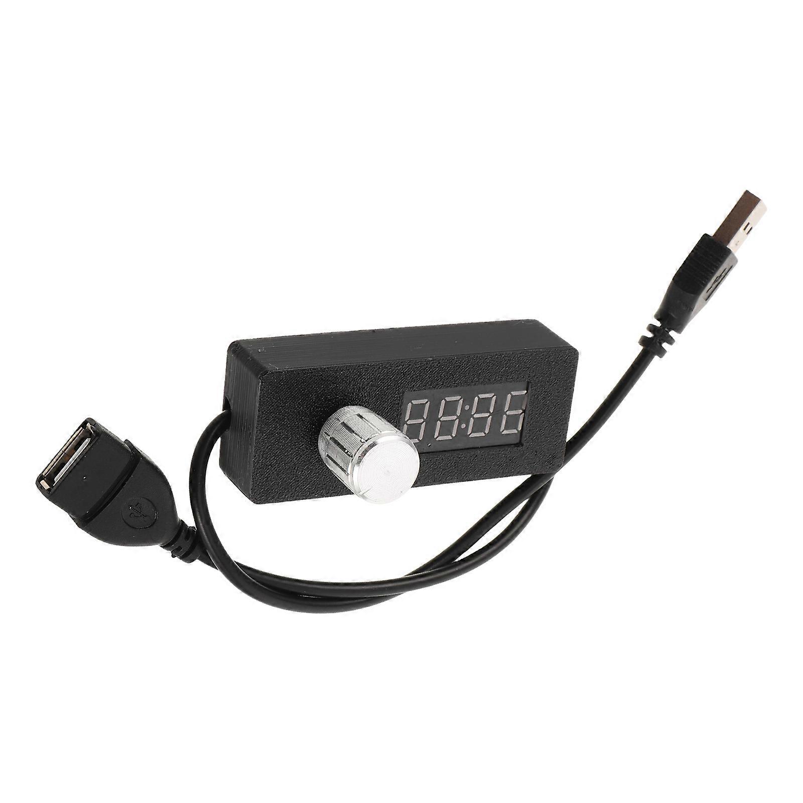 Timed USB Extension Cable with Timer Switch for Aquarium Lighting Control