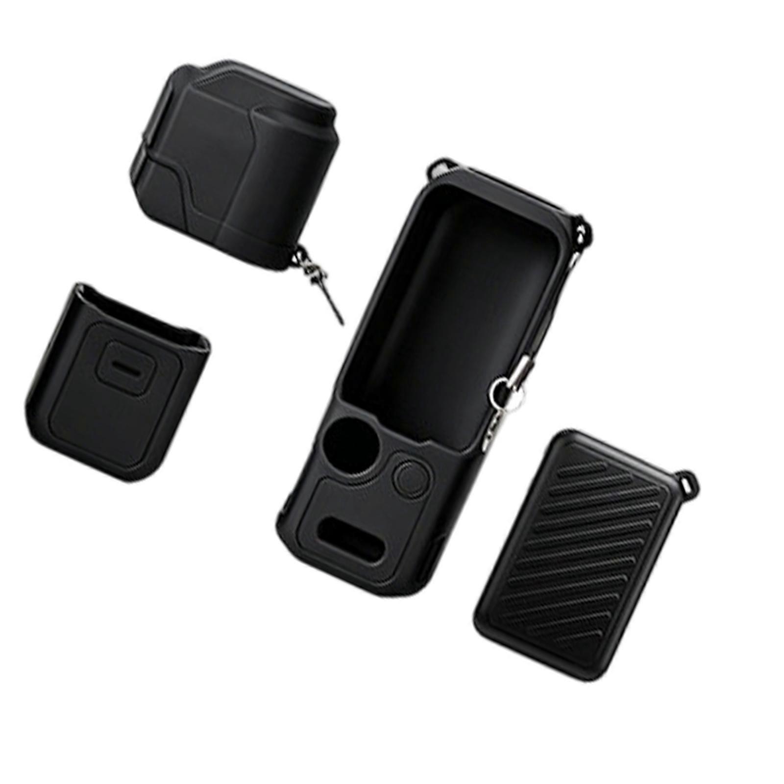 Quality Silicone Case For Pocket 4 Action Camera Cover Shock Absorption AntiSlip Design Comfortable Grip Protectors Multicolor