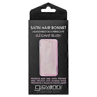 Giovanni, Satin Hair Bonnet, Elegant Blush, 1 Hair Bonnet, 3-Pack
