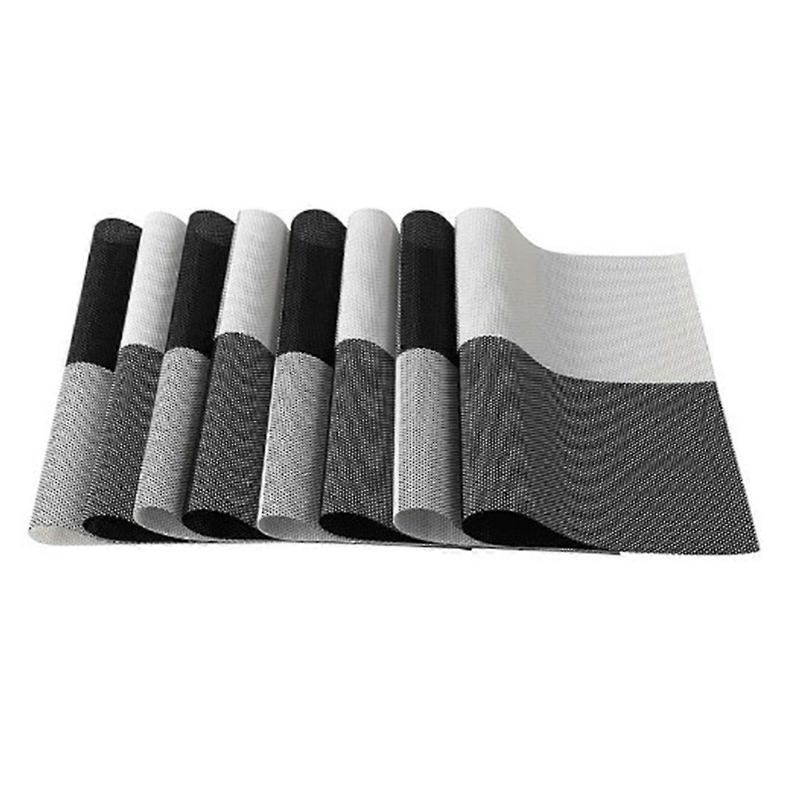 8Pcs Heat Resistant Table Mats, Waterproof Placemat compatible withDining