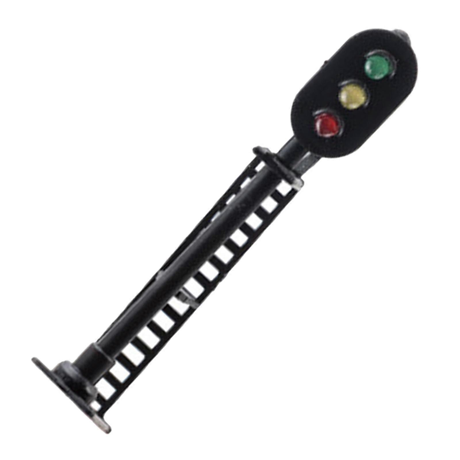 Train Signal Light Model Rectangular Shape 3V 12V Voltage Compatibility School Projects 1Set