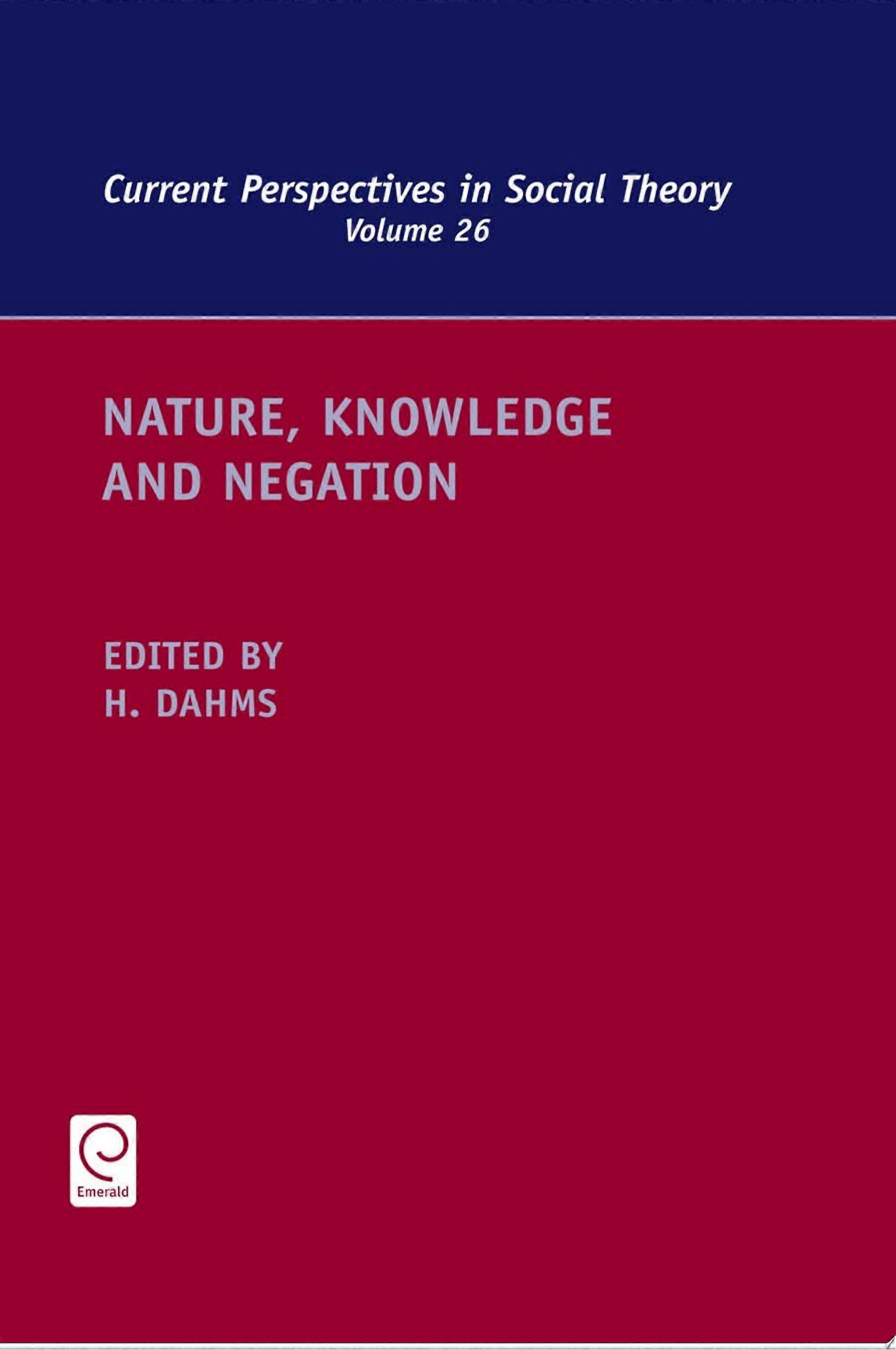 Nature, knowledge and negation