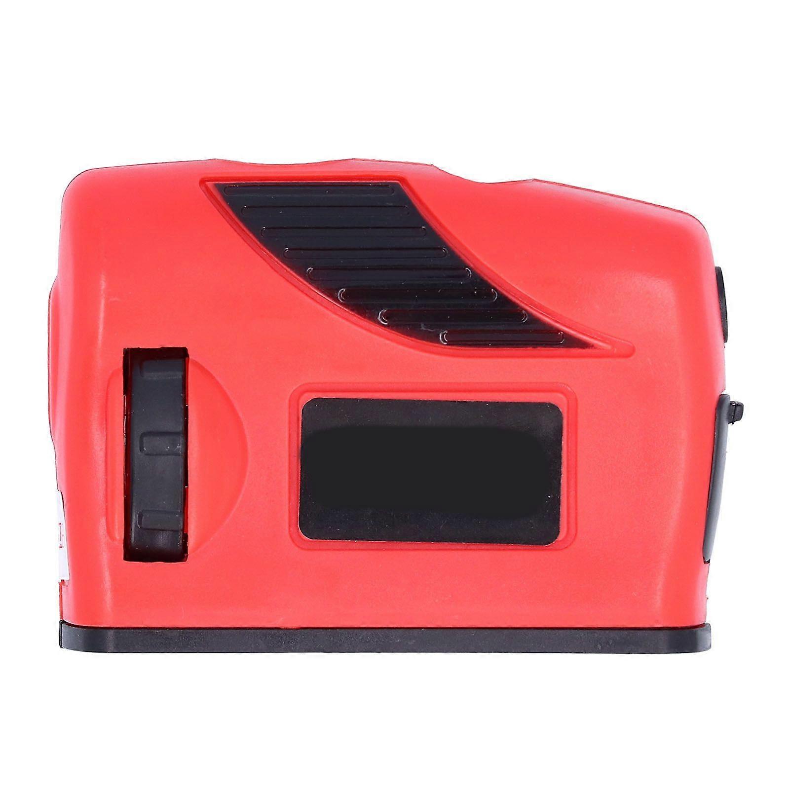 Red Beam Level Tool One Key Operation Small Portable Measuring Tool for Floor LayoutRed