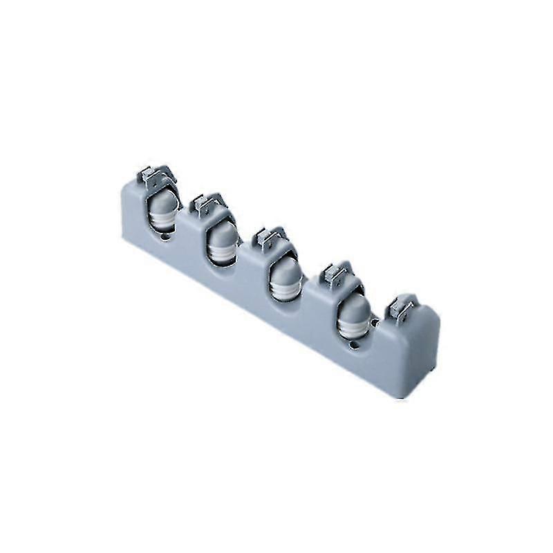 4pcs Storage Hooks, Broom Holder