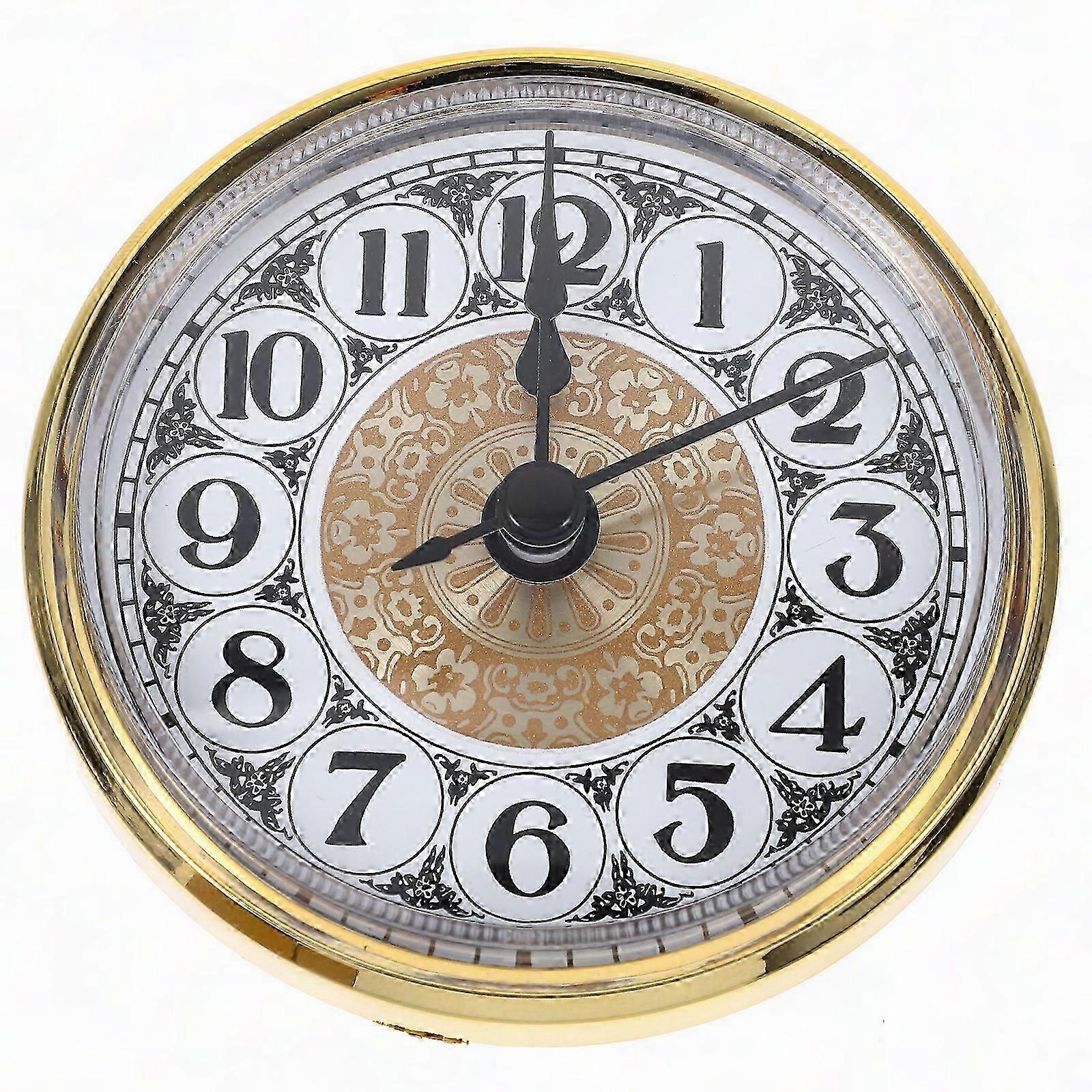 Miniature Clock Face Replacement Clock Insert Kit for Home Supply