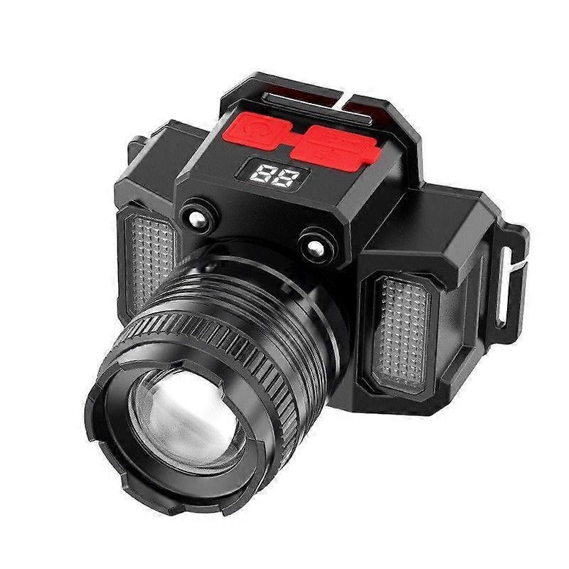 Rechargeable LED Headlamp, Motion Sensor, 2500mAh Battery, USB