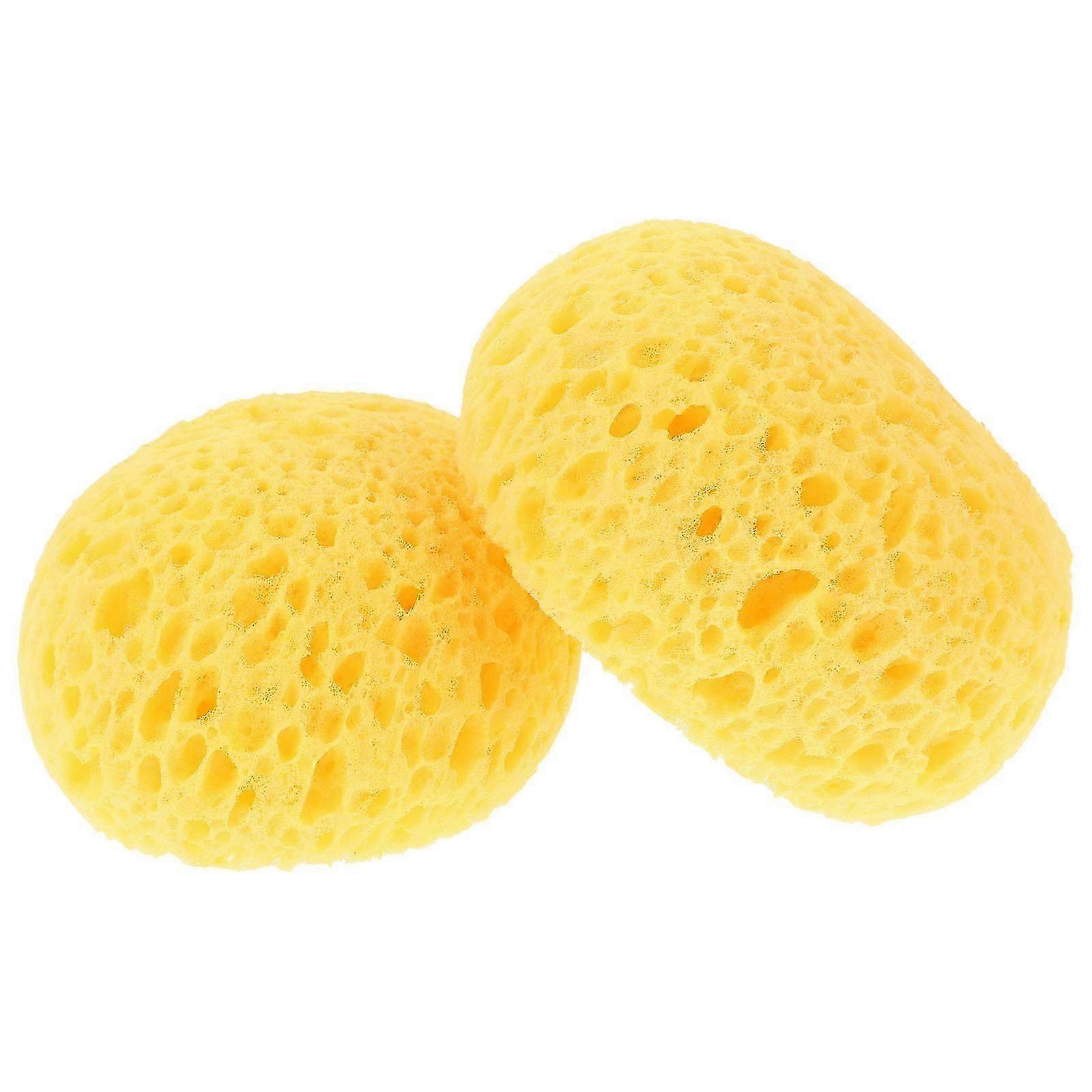 Texture Sponge Drywall Wall Patch for DIY Painting 2Pcs Yellow Sponge Tool
