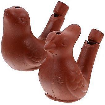 2pcs Sifflet musical Oiseau Sifflet Sifflet DIY Sifflet Fournitures Extérieures pour Signalisation-SaoZ