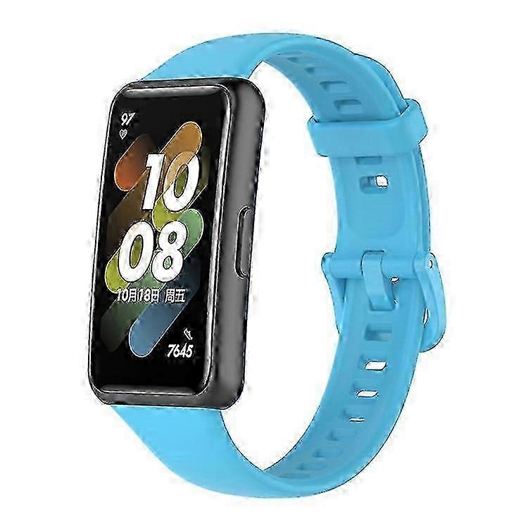 Compatible For Band 7 Anti-Scratch Soft Silicone Replacement Watch Strap