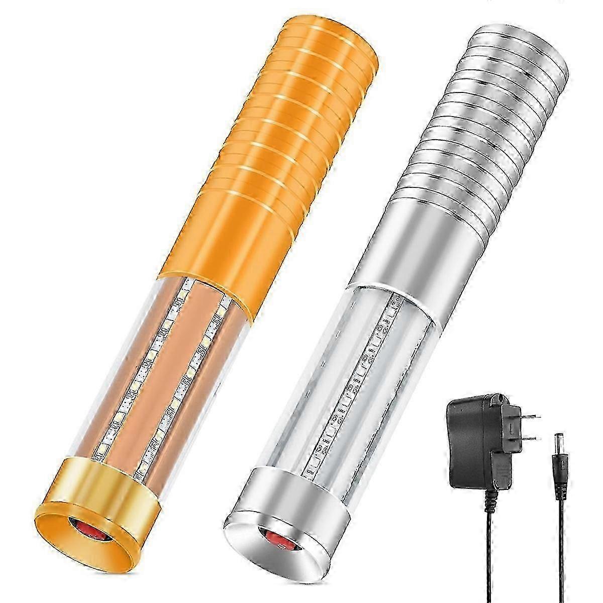 2PCS LED Strobe Baton Light Bright Rechargeable LED Light