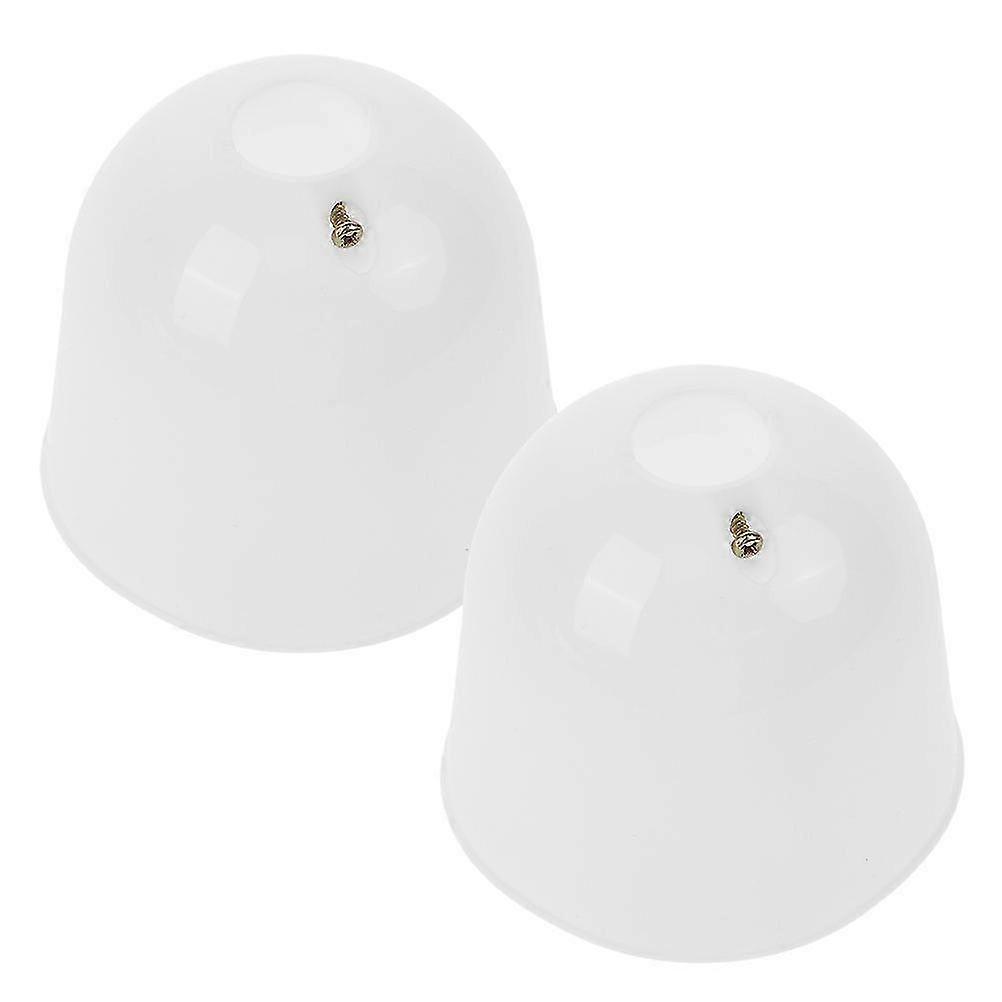 2pcs Ceiling Fan Top Cap Replacement Ceiling Handing Fan Canopy Plastic Canopy Accessory