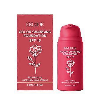 EELHOE Warm Toner liquid foundation (natural color) with fine texture and smooth and light skin