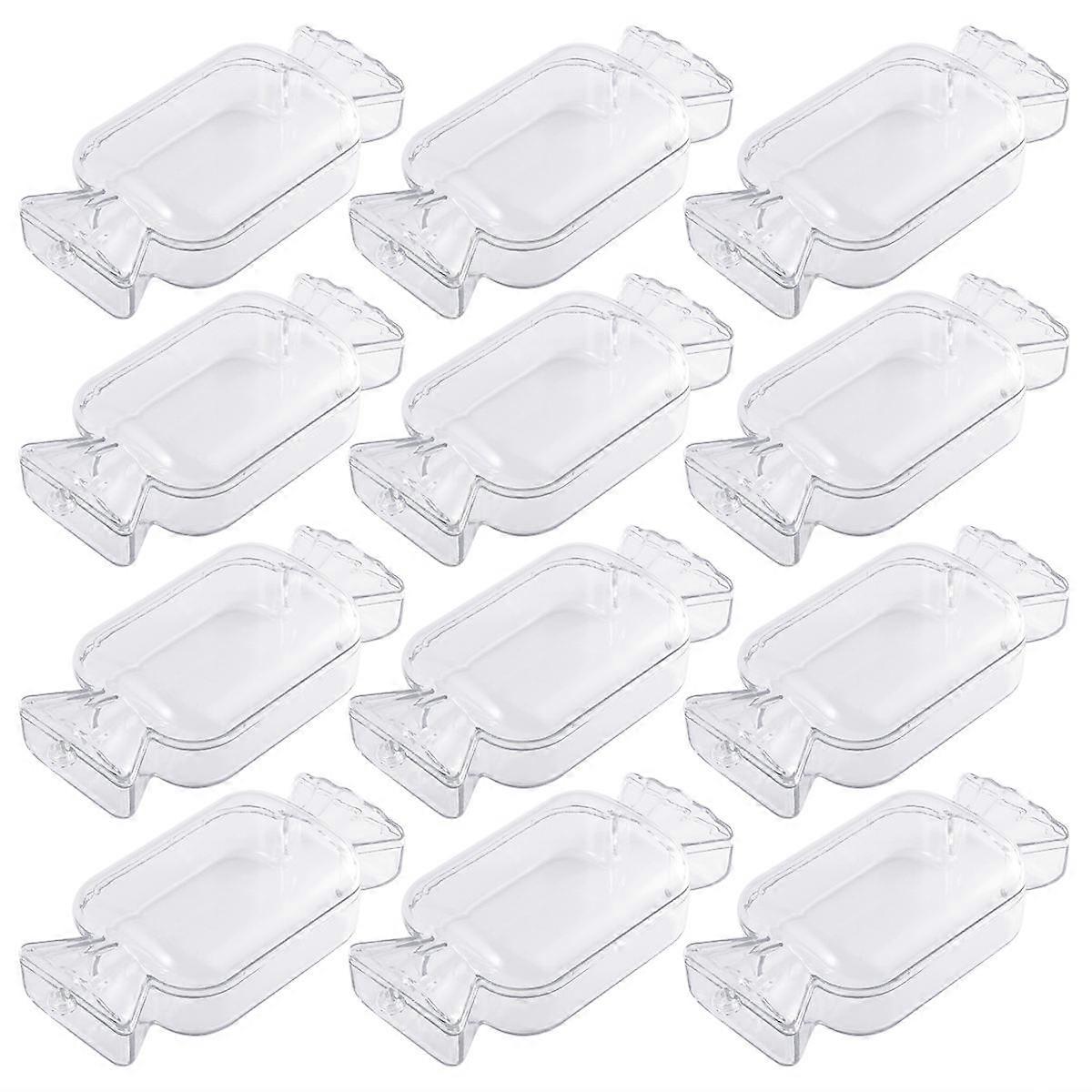 12pcs Plastic Candy Boxes Portable Candy Container for Halloween