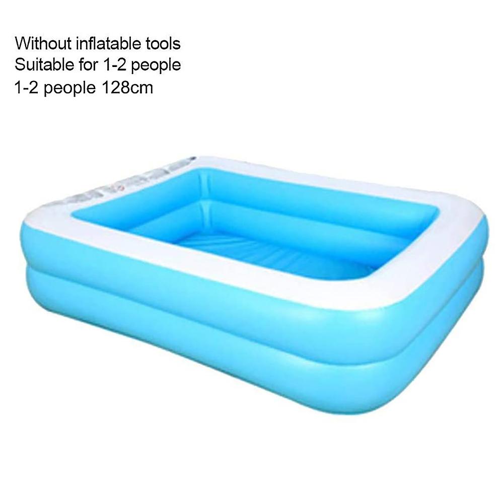 Inflatable Baby Swimming Pool For Kids, Portable And Foldable Ocean Pool With Double Ring Design