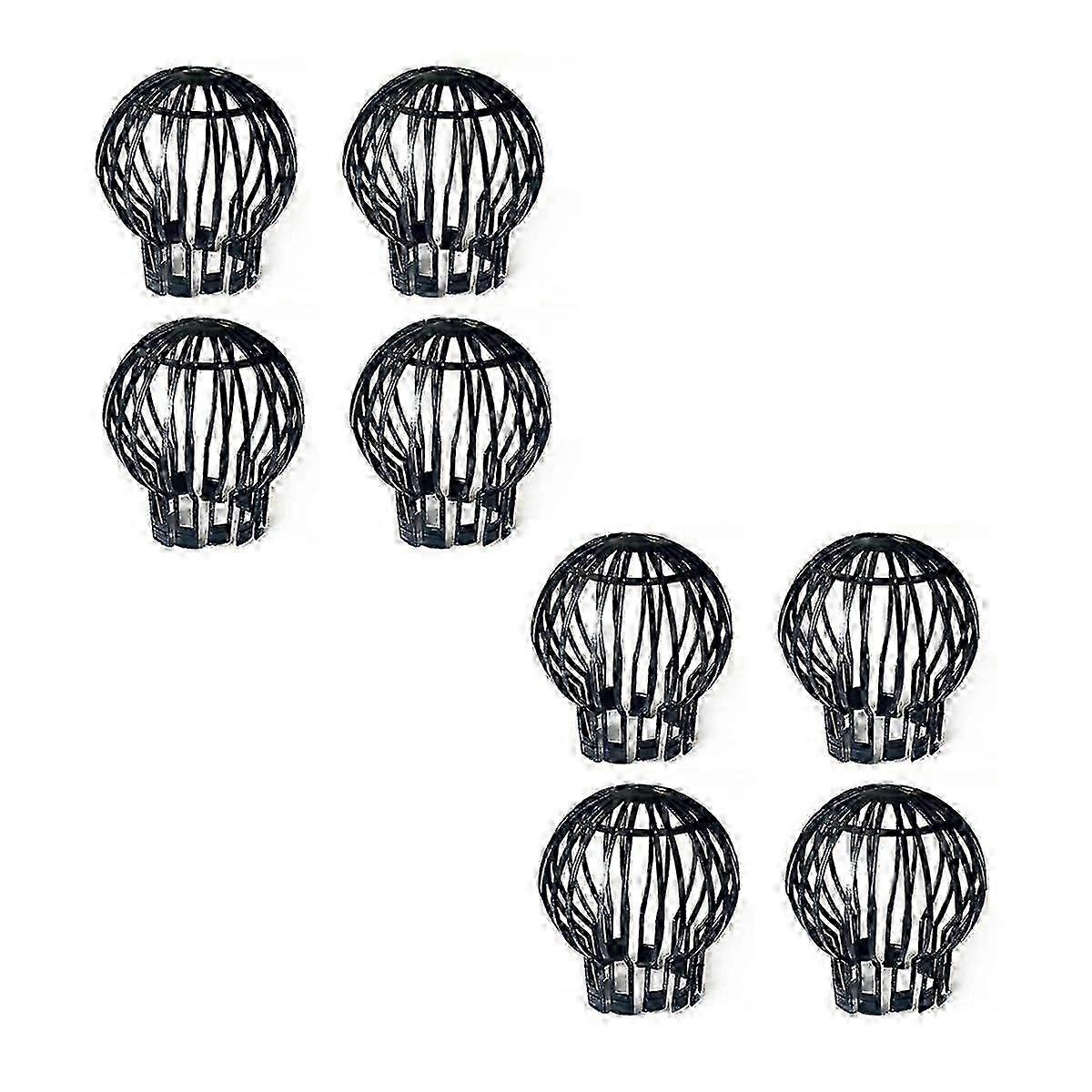 8Pcs Plastic Gutter Guards, Downpipe Leaf Guard, Downspout Filter, Drain Pipe Debris Dirt Protector
