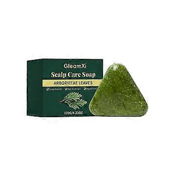 120g Scalp Revival Solid Shampoo Bar, Arborvitae Leaves Botanical, Oil Control Volumizing