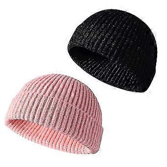 Gorro de pescador unissex, gorro de malha com punho canelado, ideal para o inverno e para atividades ao ar livre.
