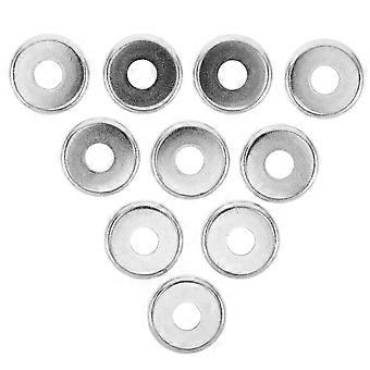 10pcs Double Row Roller Skate Base Washers - Aluminum Alloy Roller Skate Accessories For Enhanced Stability And Noise Reduction-inst