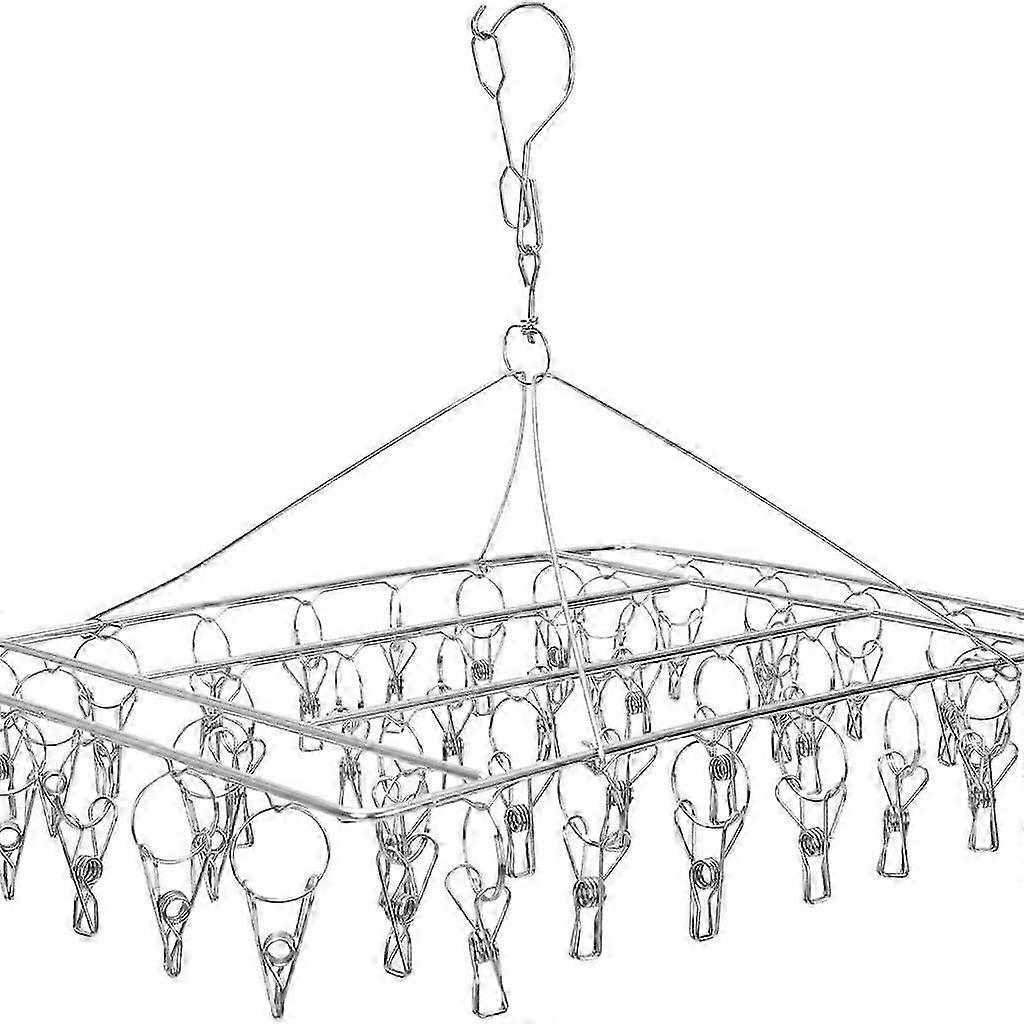 Stainless 40-Peg Underwear Drying Rack