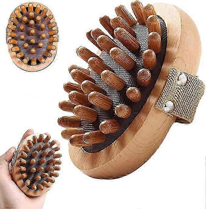 Compact Beech Meridian Relaxation Brush