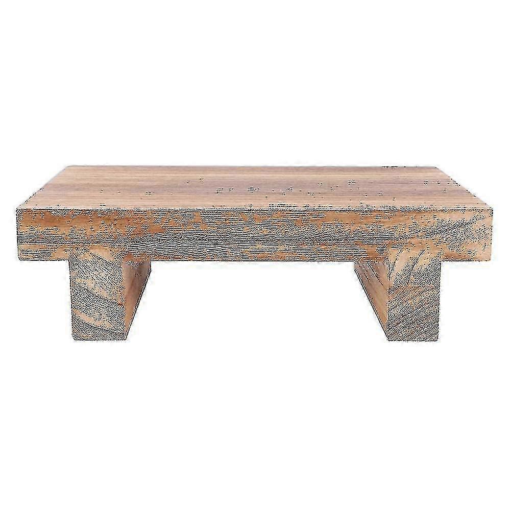 Natural Wood Bed Step Stool