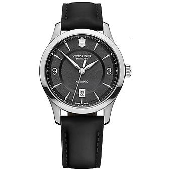 Victorinox Allianz automatische Analog Herrenuhr mit Rindsleder Armband V241869