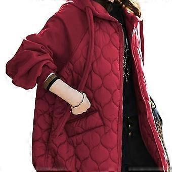Quilted Lightweight Hooded Winter Jacket