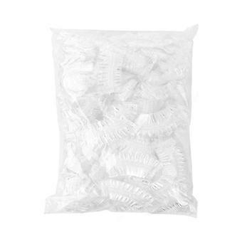 100 stuks Oordopjes Waterdichte Wegwerp Doorzichtige Oorbeschermers Plastic Oorkappen Cap Oorkappen voor Douchen, Baden, Haar Verven