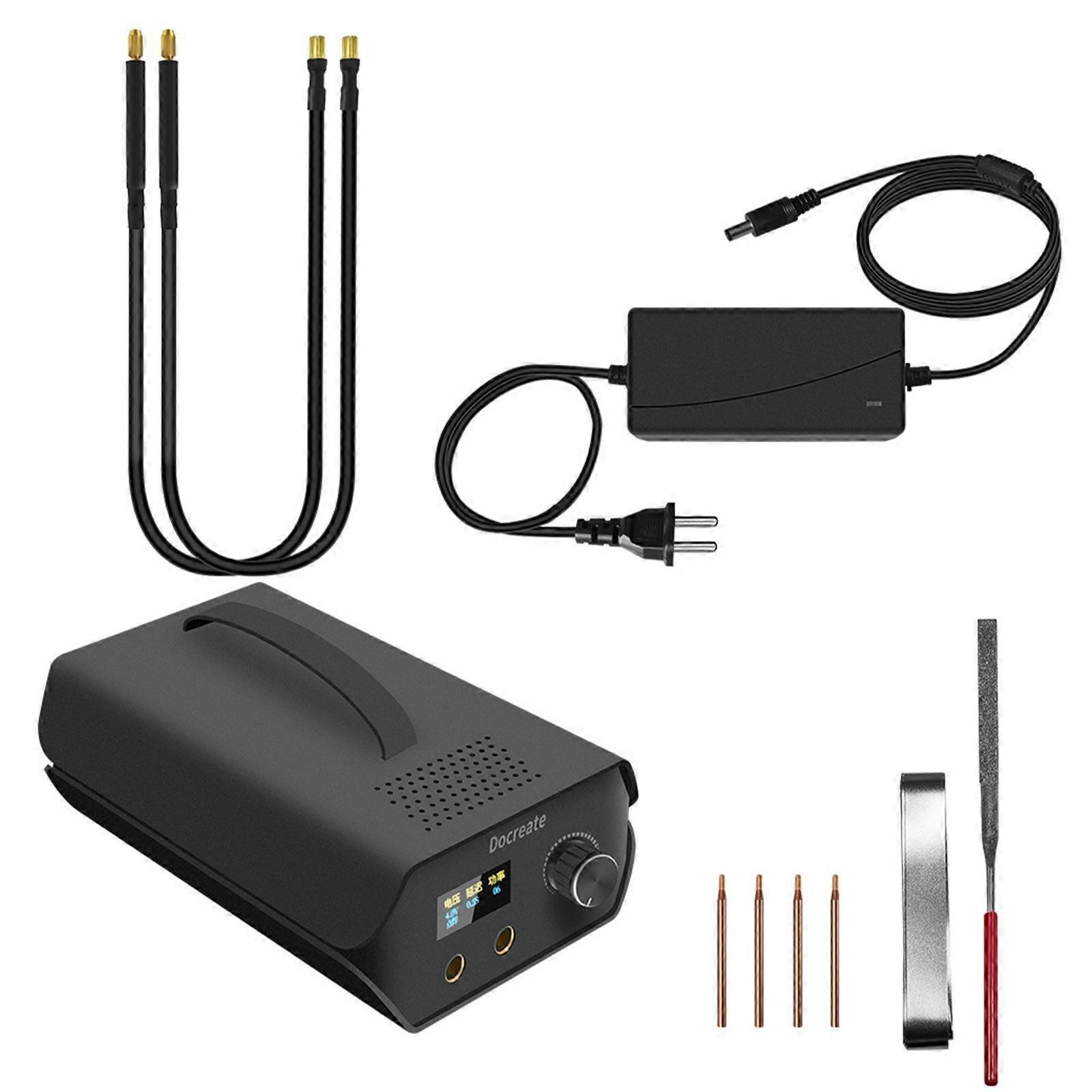 Portable Welder Electrical Focused Weld Adjustable Current Pure Copper for