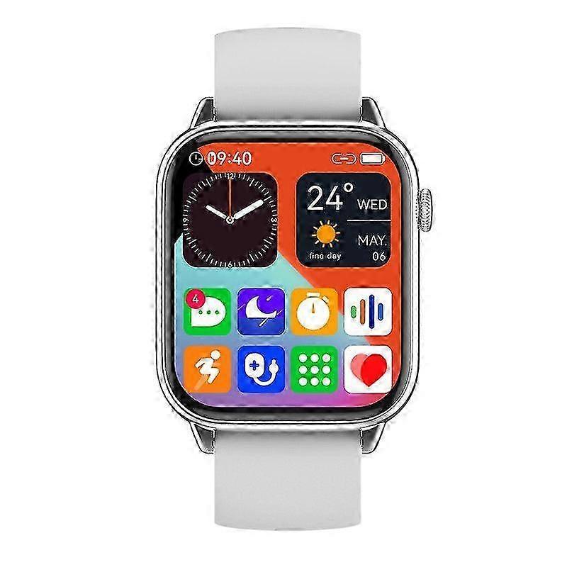 Silver HD Smart Watch IP68 NFC