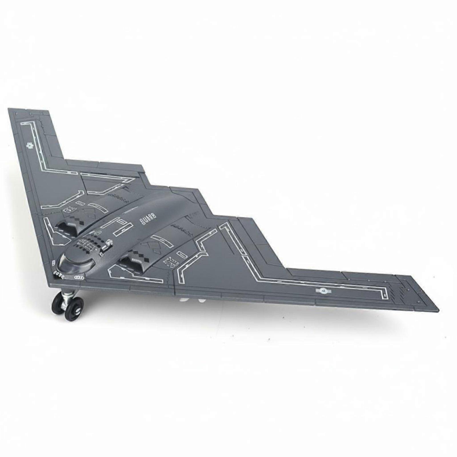 B2 Stealth Aircraft Model Toy, Assembly Display Stand