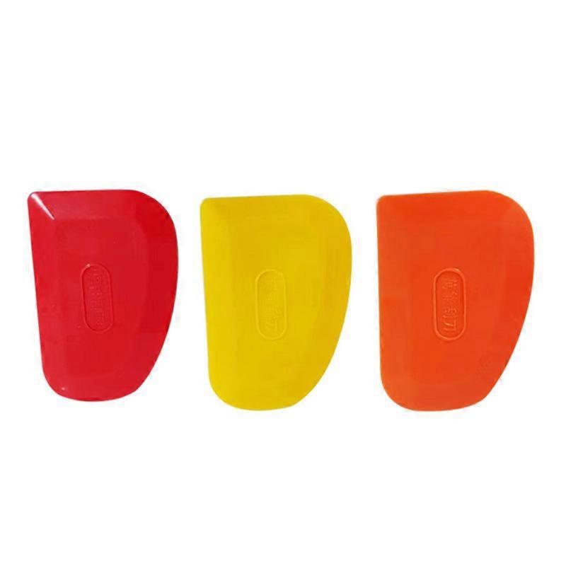 Paint Tool Putty Oval Scraper Scraper Putty Knife Plastic Car Paint Hand Tool Rubber Material