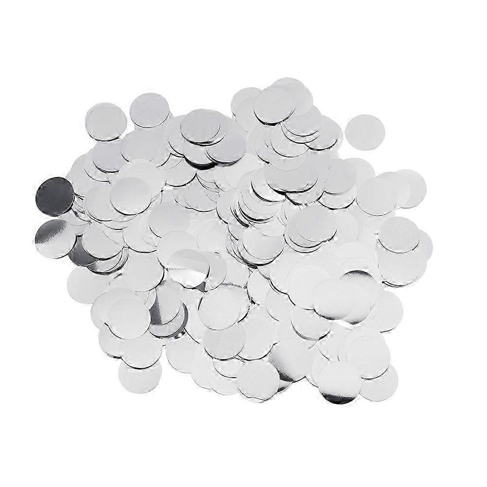 Silver Round Confetti Aluminium Foil compatible with Table Scatters