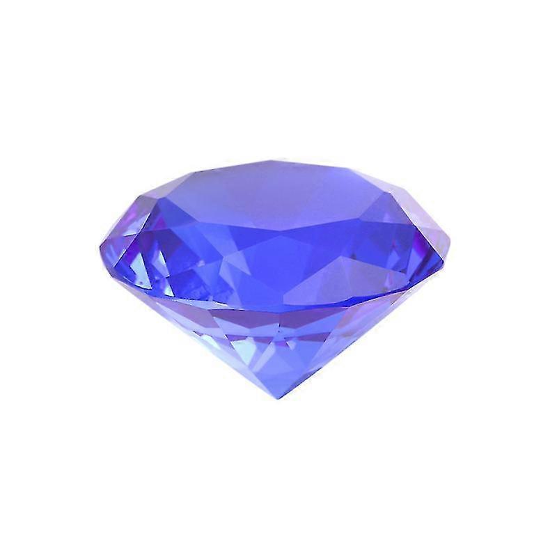 Elegant Blue Crystal Tabletop Accent