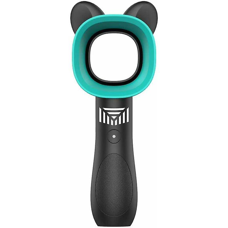 Mini handheld leafless fan creative handheld cartoon USB mini fan black