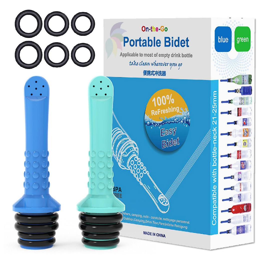 2er-Pack Reise-Bidet Tragbare und leicht zu tragende Po-Dusche