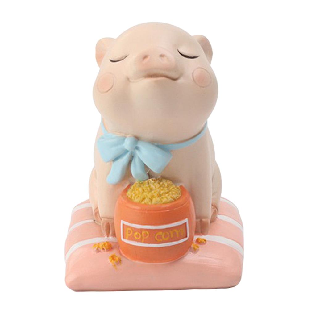 miniature gris model statue fe have indretning legetøj skuespil sød grådig gris