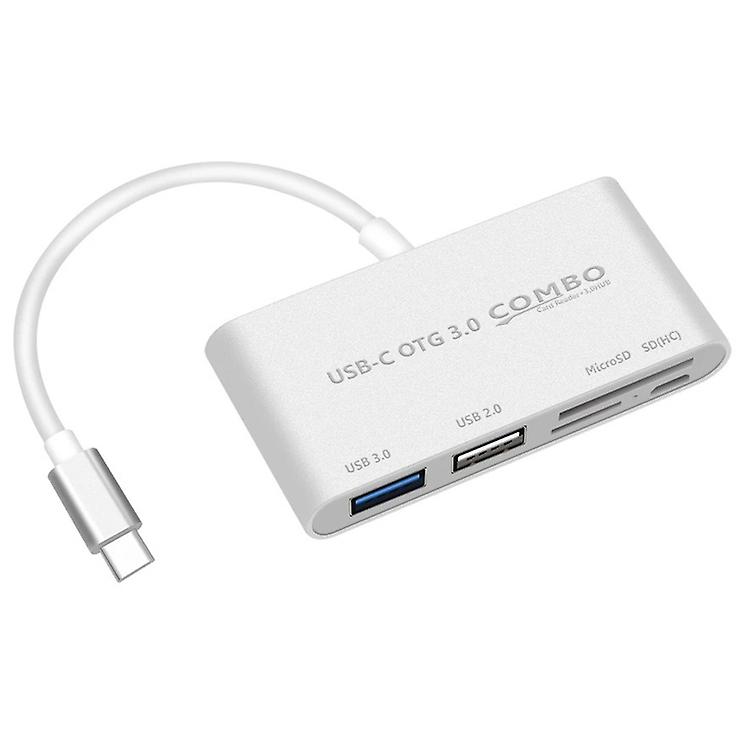 COMBO T-693 5 in 1 USB-C / Type-C OTG HUB Card Reader