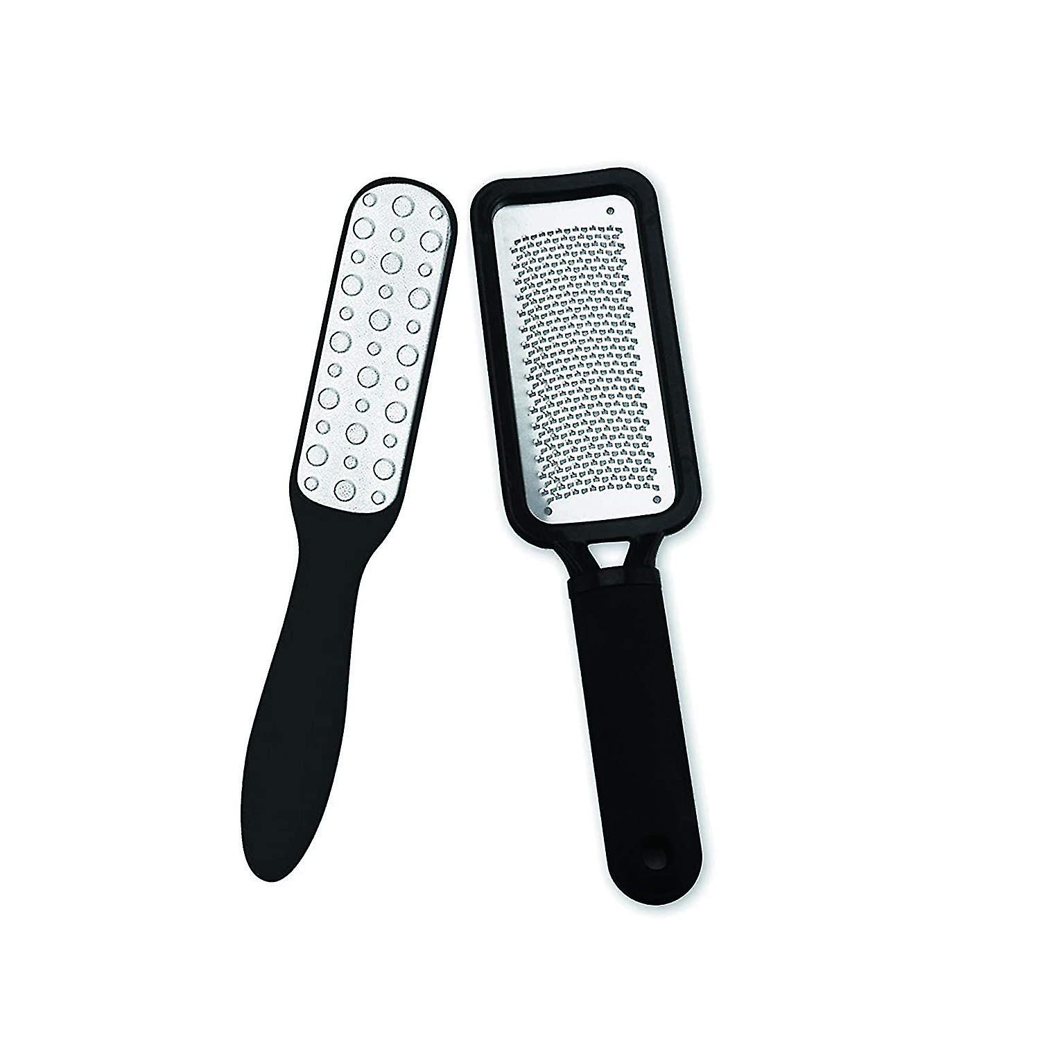 2 Pcs Foot File Tools,stainless Steel Foot File And Double-sided Foot File Pedicure Tool