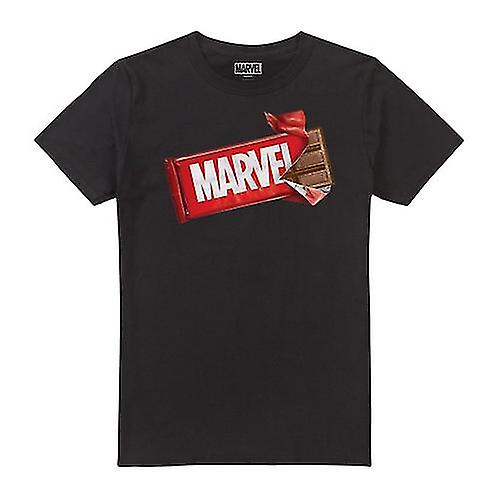 Marvel Mens Choc Brick T-Shirt