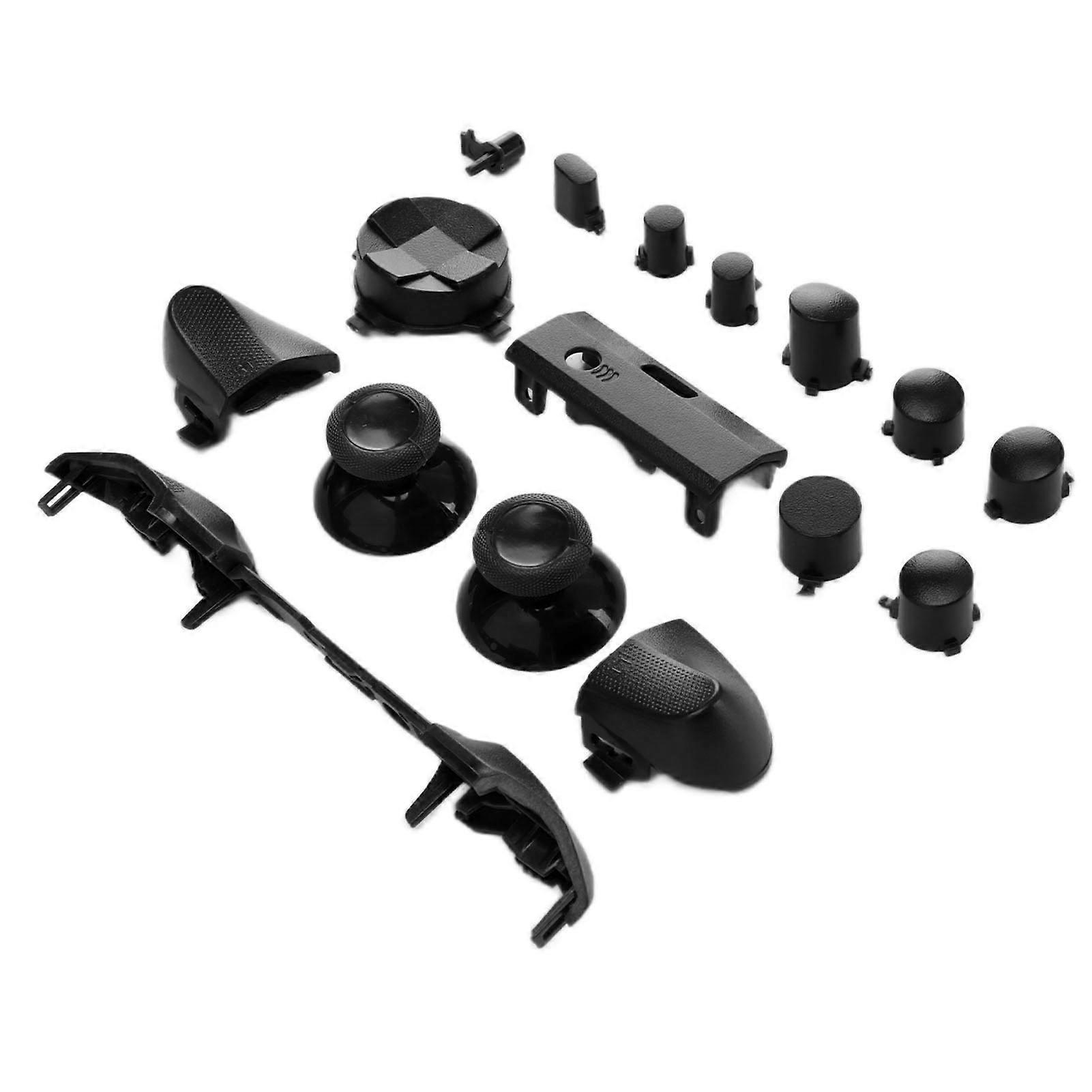 Full Game Controller Button Set Replacement Handles Accessories Kits for Xbox Series XBlack