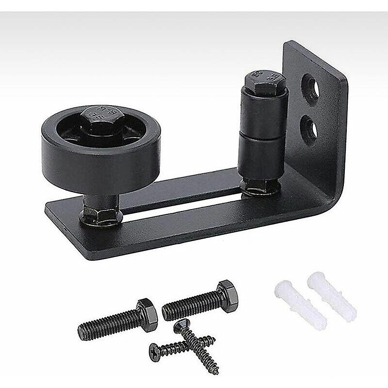 120mm Flush Bottom Adjustable Living Room Rollers Sliding Door Wall Guide Wall Hardware