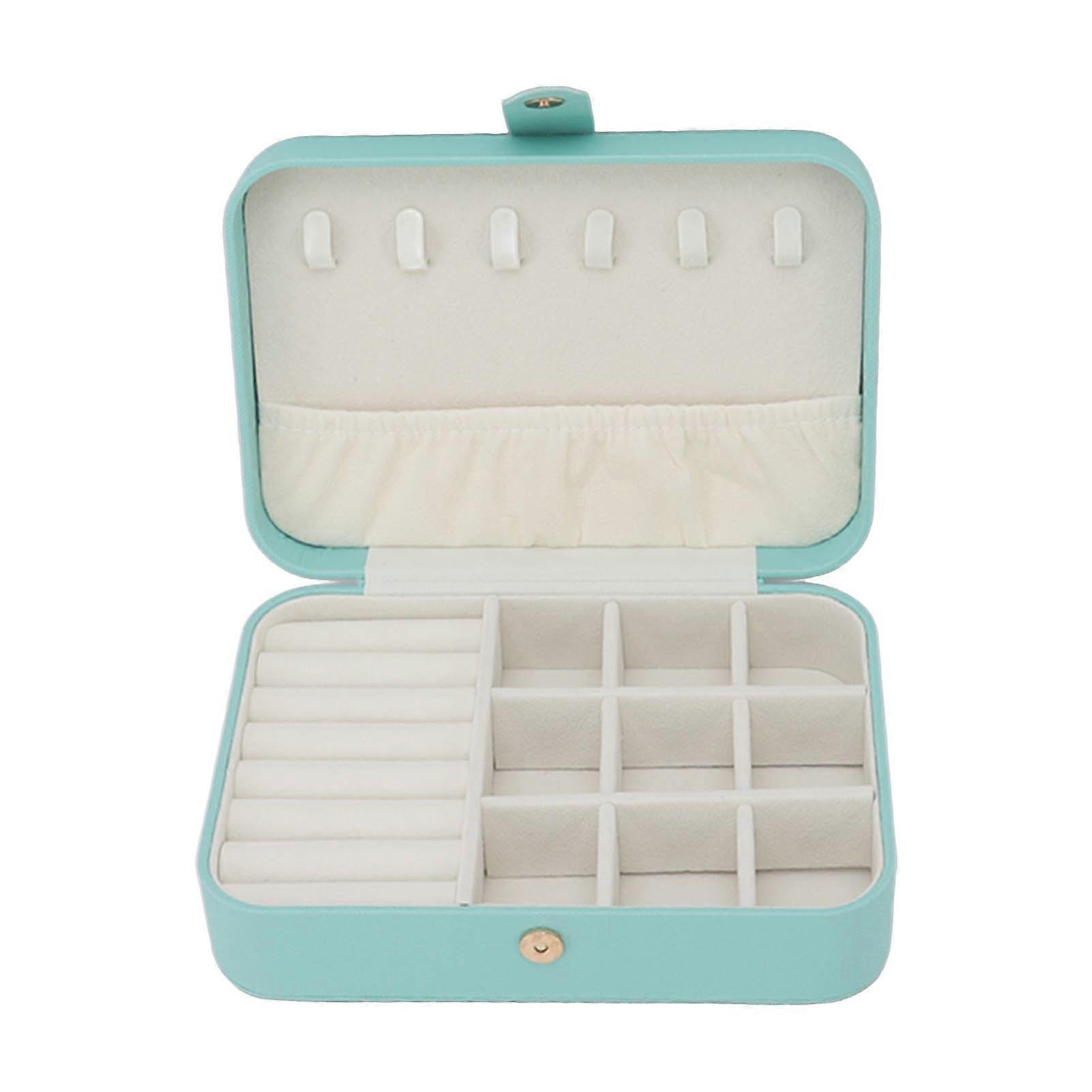 Travel Jewelry Case Small Portable Organizer Display Storage Box for Rings Earrings